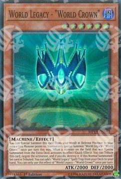 Eredità del Mondo - "Corona del Mondo" - 2019 Gold Sarcophagus Tin Mega Pack (Super Rare) [MP19-082]