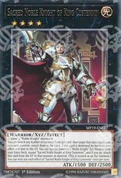 Sacro Nobile Cavaliere del Re Custennin - 2019 Gold Sarcophagus Tin Mega Pack (Rare) [MP19-142]