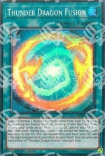 Fusione Drago del Tuono - 2019 Gold Sarcophagus Tin Mega Pack (Super Rare) [MP19-199]