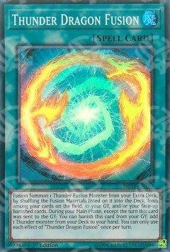 Fusione Drago del Tuono - 2019 Gold Sarcophagus Tin Mega Pack (Super Rare) [MP19-199]