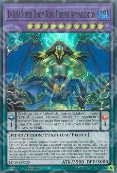 D/D/D Armageddon Viola Super Re del Giudizio - 2019 Gold Sarcophagus Tin Mega Pack (Super Rare) [MP19-230]