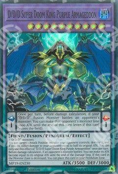 D/D/D Armageddon Viola Super Re del Giudizio - 2019 Gold Sarcophagus Tin Mega Pack (Super Rare) [MP19-230]