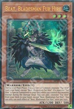 Beat, Schermidore Pelliccia Mercenaria - 2019 Gold Sarcophagus Tin Mega Pack (Ultra Rare) [MP19-247]