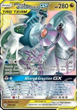 Arceus & Dialga & Palkia GX - Eclissi Cosmica (Ultra Rare) [CEC-156]