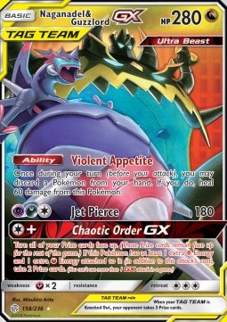 Naganadel & Guzzlord GX - Eclissi Cosmica (Ultra Rare) [CEC-158]
