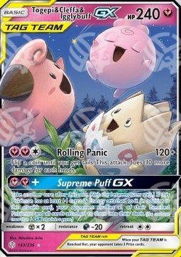 Togepi & Cleffa & Igglybuff GX - Eclissi Cosmica (Ultra Rare) [CEC-143]