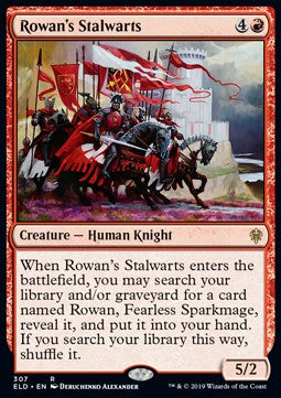 Intrepidi di Rowan - Throne of Eldraine: Extras (Rare) [XELD-307]