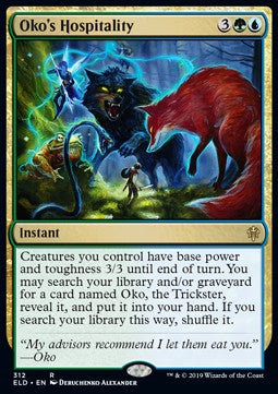 Ospitalità di Oko - Throne of Eldraine: Extras (Rare) [XELD-312]