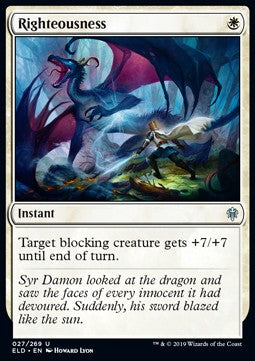 Rettitudine - Throne of Eldraine (Uncommon) [ELD-27]