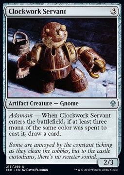 Servitore Meccanico - Throne of Eldraine (Uncommon) [ELD-216]