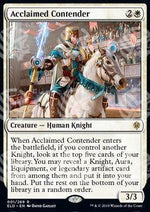 Contendente Acclamata - Throne of Eldraine (Rare) [ELD-1]