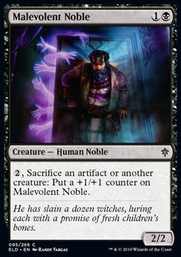 Nobile Malevolo - Throne of Eldraine (Common) [ELD-95]