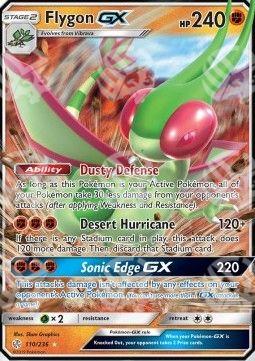 Flygon GX - Eclissi Cosmica (Ultra Rare) [CEC-110]
