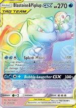 Blastoise & Piplup GX - Eclissi Cosmica (Secret Rare) [CEC-253]