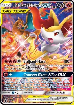 Charizard & Braixen GX - SM Black Star Promos (Promo) [SM-230]