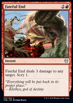 Fine Fatidica - Theros Beyond Death (Uncommon) [THB-133]