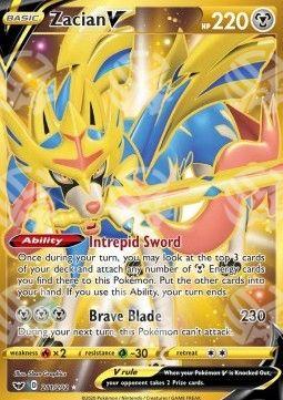 Zacian V - Spada e Scudo (Secret Rare) [SSH-211]