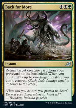 Ritorno Vendicativo - Ikoria: Lair of Behemoths (Uncommon) [IKO-177]