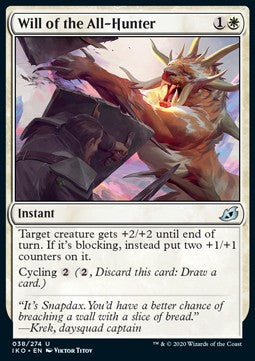 Volontà dell'Onnipredatore - Ikoria: Lair of Behemoths (Uncommon) [IKO-38]