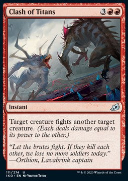 Scontro tra Titani - Ikoria: Lair of Behemoths (Uncommon) [IKO-111]