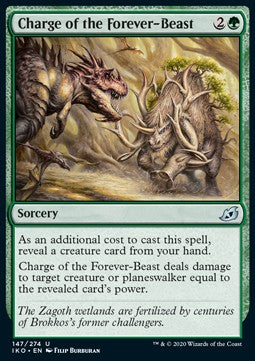 Carica della Bestia Eterna - Ikoria: Lair of Behemoths (Uncommon) [IKO-147]