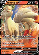 Ninetales V - Fragore Ribelle (Ultra Rare) [RCL-26]
