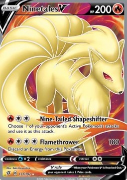 Ninetales V - Fragore Ribelle (Ultra Rare) [RCL-177]