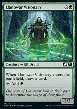 Visionario di Llanowar - Set Base 2021 (Common) [M21-193]