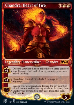 Chandra, Cuore di Fuoco - Set Base 2021: Extras (Mythic) [XM21-301]