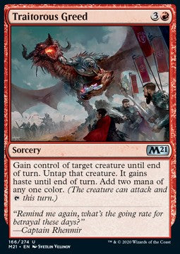 Avidità Traditrice - Set Base 2021 (Uncommon) [M21-166]