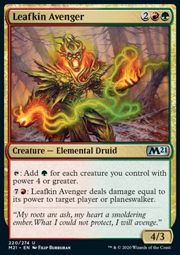 Vendicatore Fogliforme - Set Base 2021 (Uncommon) [M21-220]