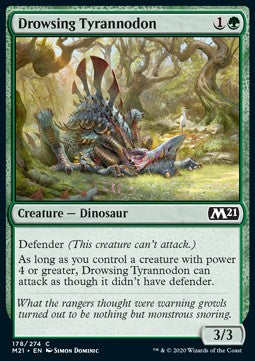 Tirannodonte Addormentato - Set Base 2021 (Common) [M21-178]