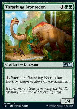 Brontodonte Devastatore - Set Base 2021 (Uncommon) [M21-209]