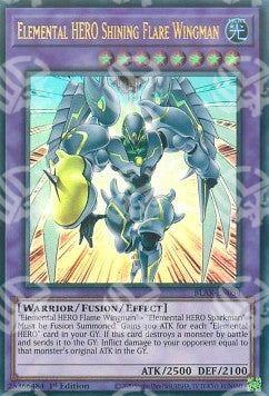 Uomo Alato della Fiammata Lucente EROE Elementale - Battles of Legend: Armageddon (Ultra Rare) [BLAR-054]