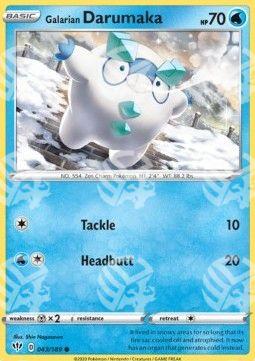 Galarian Darumaka - Fiamme Oscure (Common) [DAA-43]