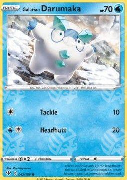 Galarian Darumaka - Fiamme Oscure (Common) [DAA-43]