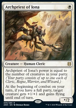 Sommo Sacerdote di Iona - Rinascita di Zendikar (Rare) [ZNR-5]