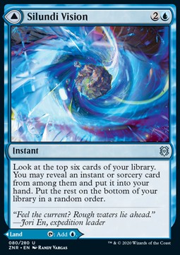 Visione di Silundi // Isola di Silundi - Rinascita di Zendikar (Uncommon) [ZNR-80]