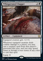 Whispersteel Dagger - Commander: Rinascita di Zendikar (Rare) [ZNC-5]