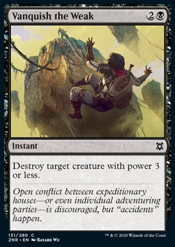 Annientare i Deboli - Rinascita di Zendikar (Common) [ZNR-131]