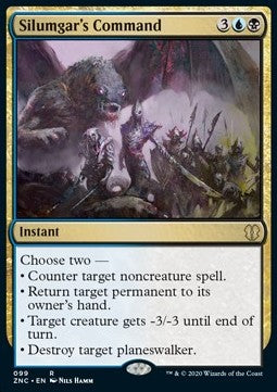 Comando di Silumgar - Commander: Rinascita di Zendikar (Rare) [ZNC-99]