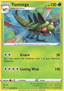 Yanmega - Voltaggio Sfolgorante (Rare) [VIV-7]