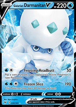 Galarian Darmanitan V - Voltaggio Sfolgorante (Ultra Rare) [VIV-36]