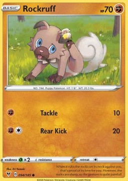 Rockruff - Voltaggio Sfolgorante (Common) [VIV-94]