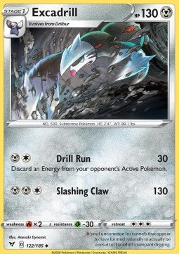 Excadrill - Voltaggio Sfolgorante (Uncommon) [VIV-122]