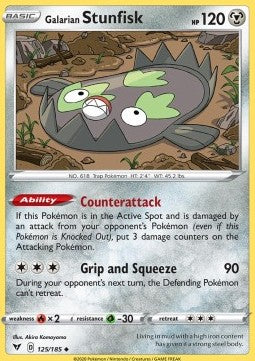 Galarian Stunfisk - Voltaggio Sfolgorante (Uncommon) [VIV-125]
