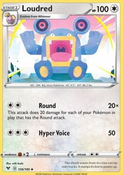 Loudred - Voltaggio Sfolgorante (Uncommon) [VIV-136]