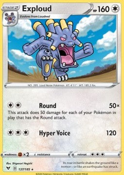 Exploud - Voltaggio Sfolgorante (Rare) [VIV-137]