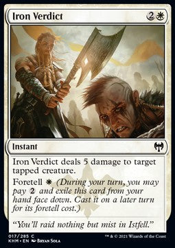 Verdetto di Ferro - Kaldheim (Common) [KHM-17]