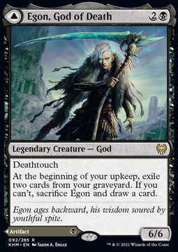 Egon, Dio della Morte // Trono della Morte - Kaldheim (Rare) [KHM-92]